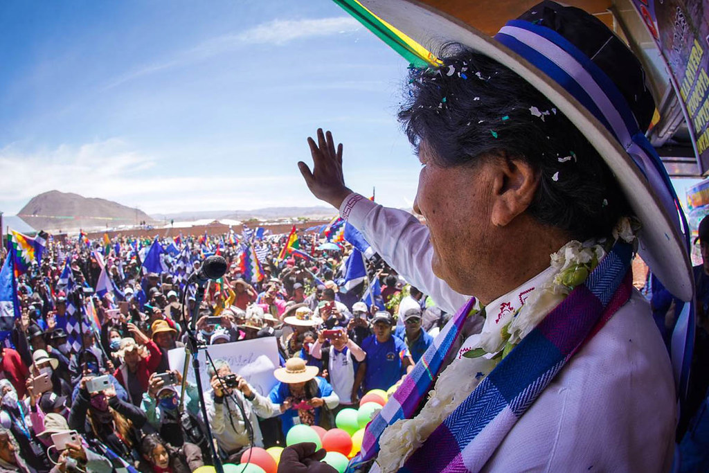 Estanislao Santos fotógrafo | Registro fotográfico: Evo Morales y acto de apoyo en América Latina