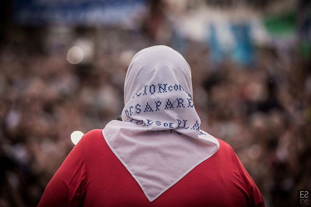 Estanislao Santos fotógrafo | Registro fotográfico: Hebe de Bonafini y movilización en Buenos Aires, Argentina